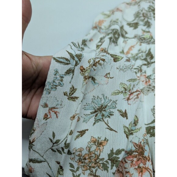 Frye Dress Womens XXL Floral Midi Button Front Prairie Boho Cottage Western Plus - Picture 9 of 14